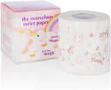 Unicorn Toilet Paper - Sødt toiletpapir gør dit badeværelse til en oase af komfort (enhjørning)