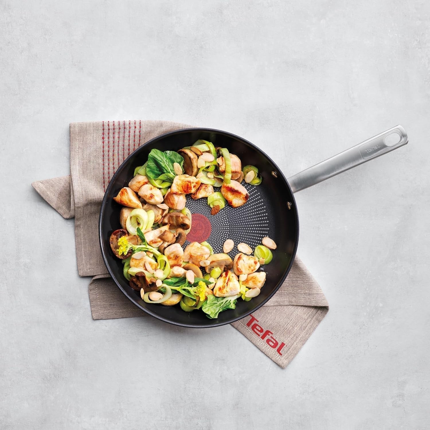 TEFAL VIRTUOSO pande 28 cm, rustfrit stål pande, induktion Gryder og pander Naty Shop