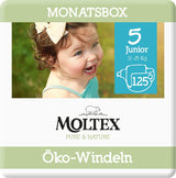 Pure & Nature Økologiske bleer Størrelse 6 XL (17-28 kg) Månedsæske 84 Økologiske bleer
