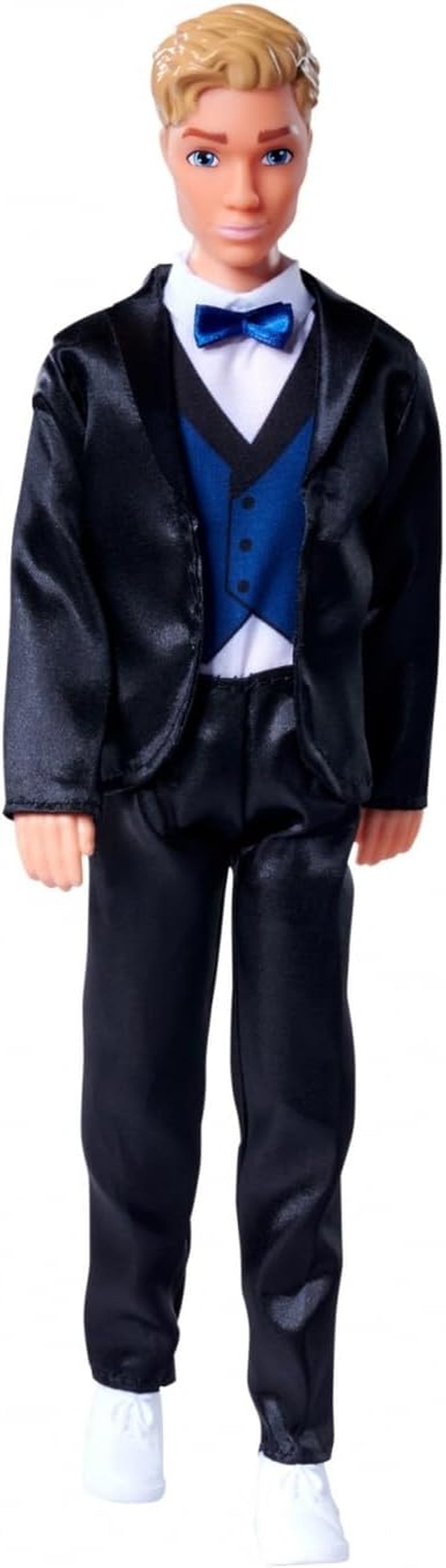 Simba 105733629 - Steffi Love Kevin Charmerende 30 cm dukke iført stilfuldt jakkesæt med sløjfe og vest, 3+