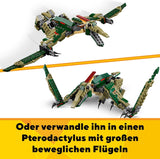 LEGO Creator T.Rex, Dino 3-i-1 Transformable Triceratops eller Pterodactyl, mobil dinosaurmodel til børn, gave til drenge og piger 31151 byggesæt Besuche den LEGO-Store