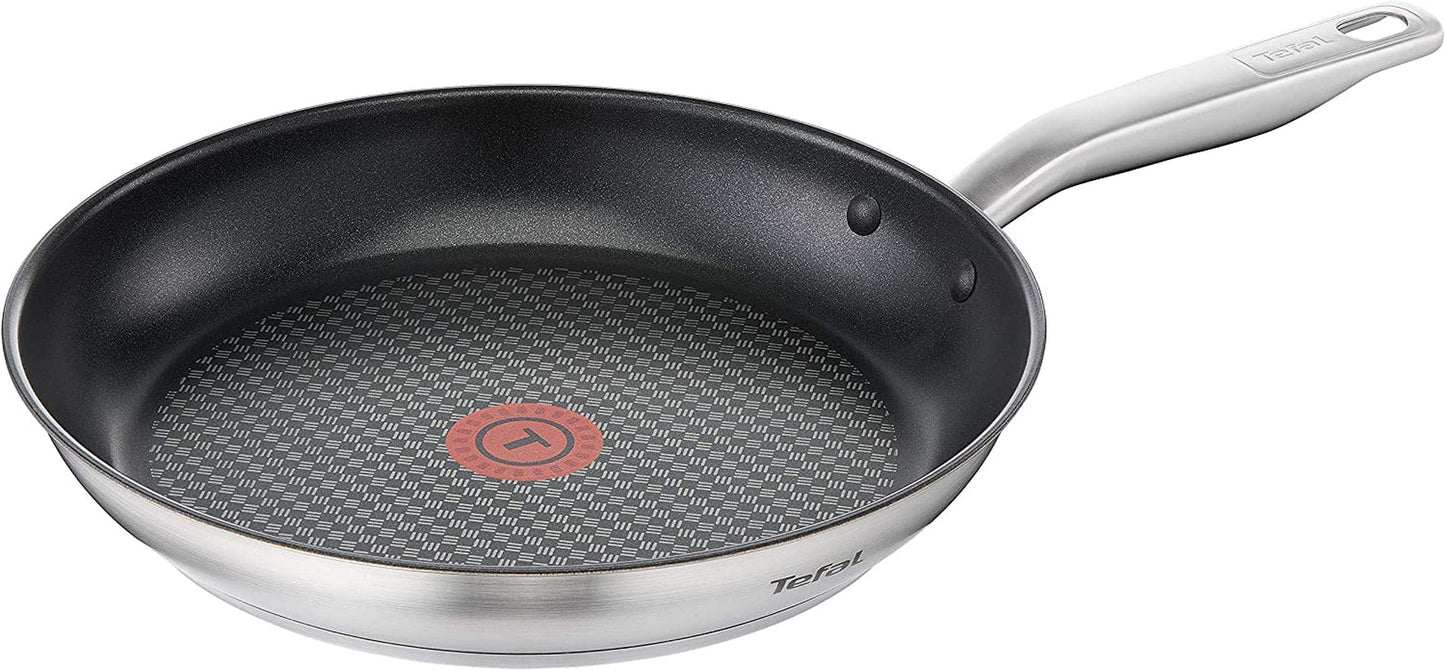 TEFAL VIRTUOSO pande 28 cm, rustfrit stål pande, induktion Gryder og pander Naty Shop 28 Cm Med non-stick belægning