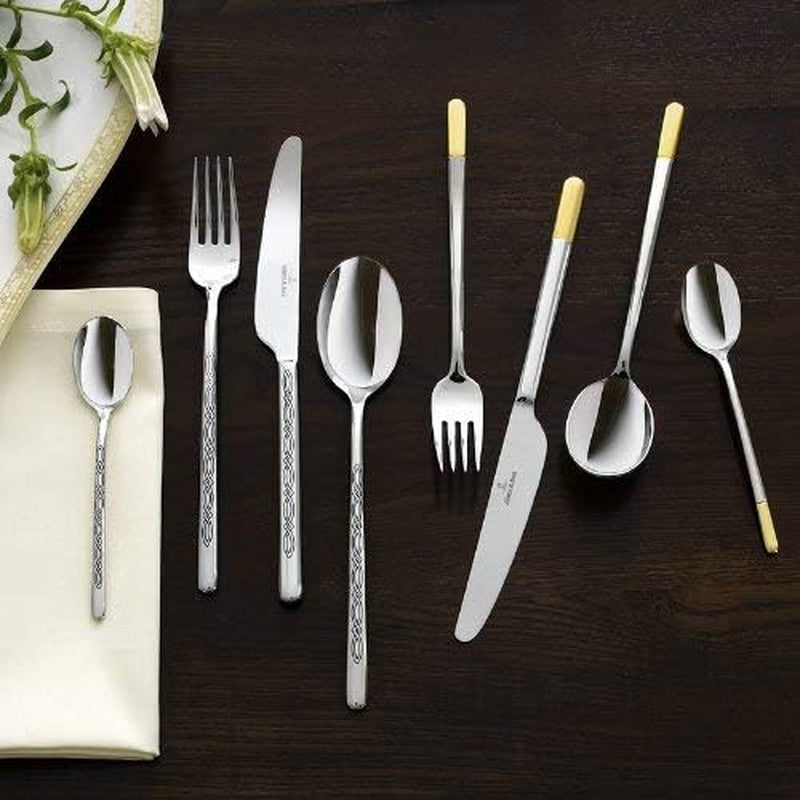 Villeroy & Boch - Ella Bestik delvist forgyldt guld, 30 styk, 6 personer, tåler opvaskemaskine, rustfrit stål Kitchen Naty Shop
