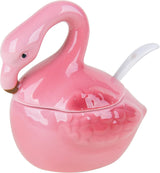Excelsa Tropisk ost/sukkerskål, keramik, pink