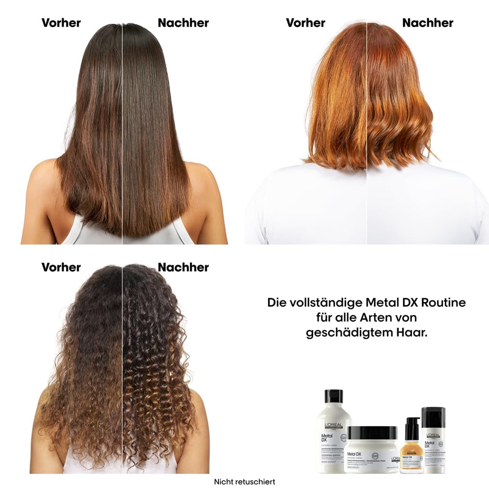L'Oréal Professionnel Til farvet hår, Strålende farver og glans, Ekspertsortiment, Metal DX Hair Mask Naty Shop