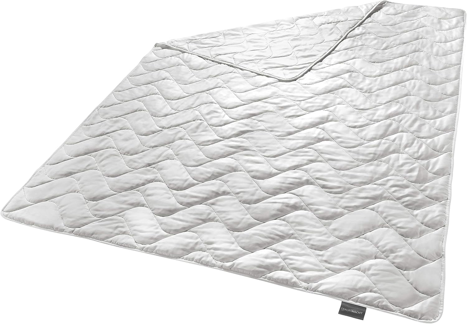 Traumnacht Exklusiv Let sommerdyne Fremstillet af 100% vild silke, Oeko-Tex certificeret, fremstillet i Tyskland, fyldvægt: 550Gr, 135 X 200 Cm Dyner og dyner Naty Shop