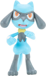 Pokemon figursæt med 8 pakker - 5-11 cm figur - Garchomp, Pikachu, Eevee, Lucario, Riolu, Munchlax, Glaceon & Leafeon - Ny 2023 - Officielle legetøjsactionfigurer Naty Shop