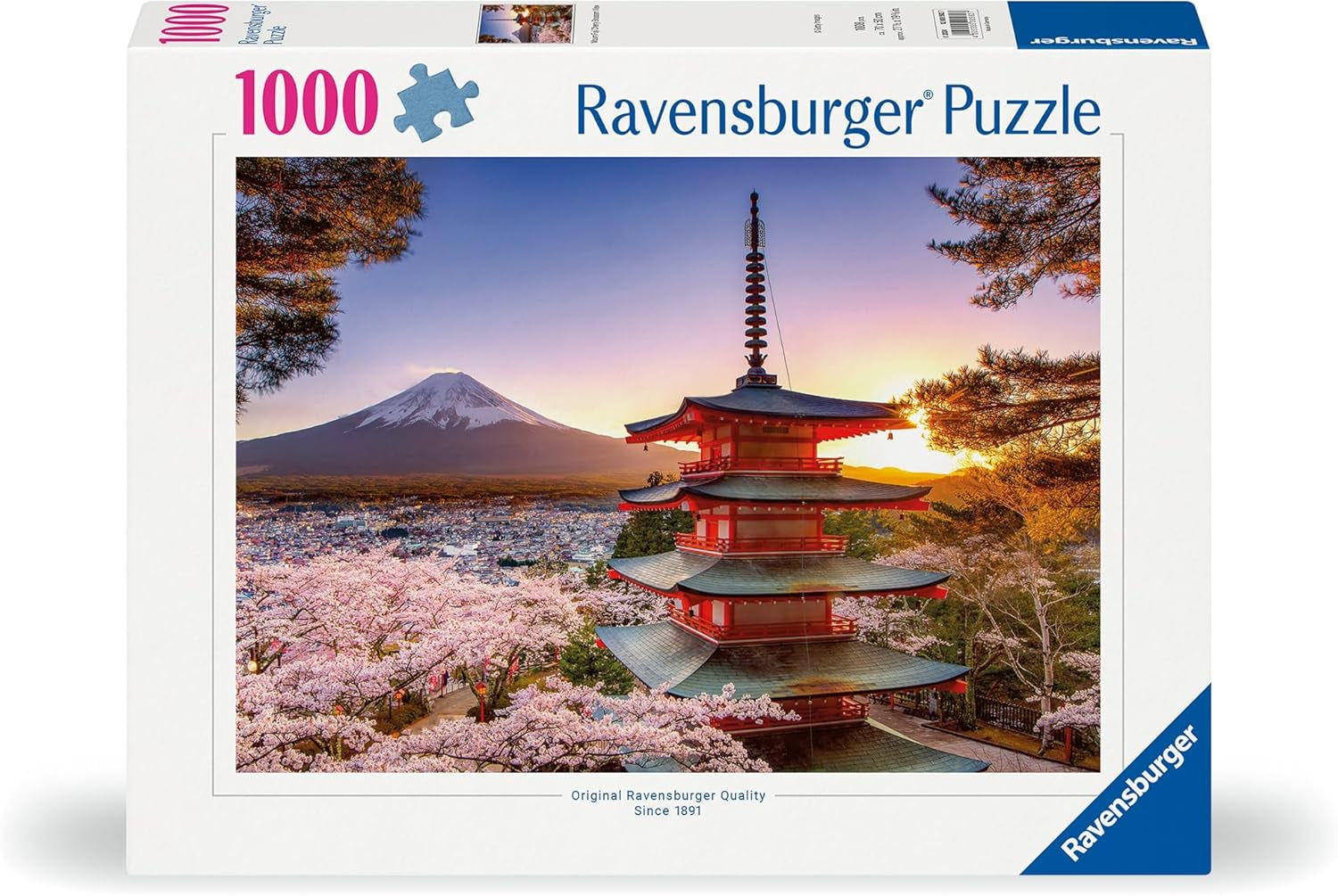 Ravensburger Puzzle 12000582 - Kirsebærblomster i Japan - 1000 brikker puslespil til voksne og børn over 14 år, Puzzle Naty Shop