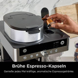 Ninja Prestige 2-i-1 filterkaffemaskine med kapsler og integreret mælkeskummer, til latte, iskaffe og flad hvid, sort CFN802EU
