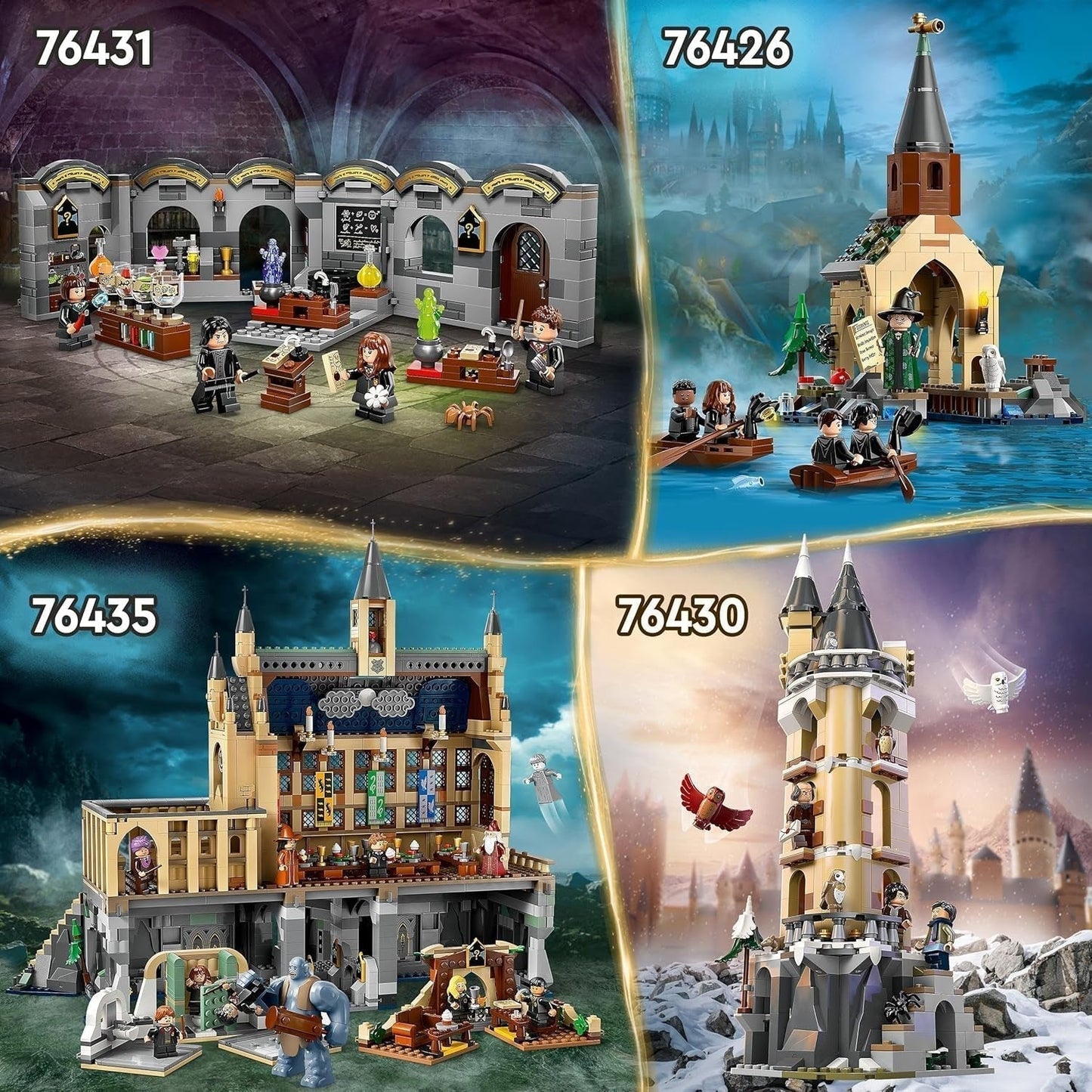 LEGO Harry Potter Aragog i den forbudte skov, Spider Fantasy Legesæt, Mytisk væsen, 2 minifigurer, Magisk gave til drenge, piger og fans i alderen 7+ 76434 Byggesæt Besuche den LEGO-Store