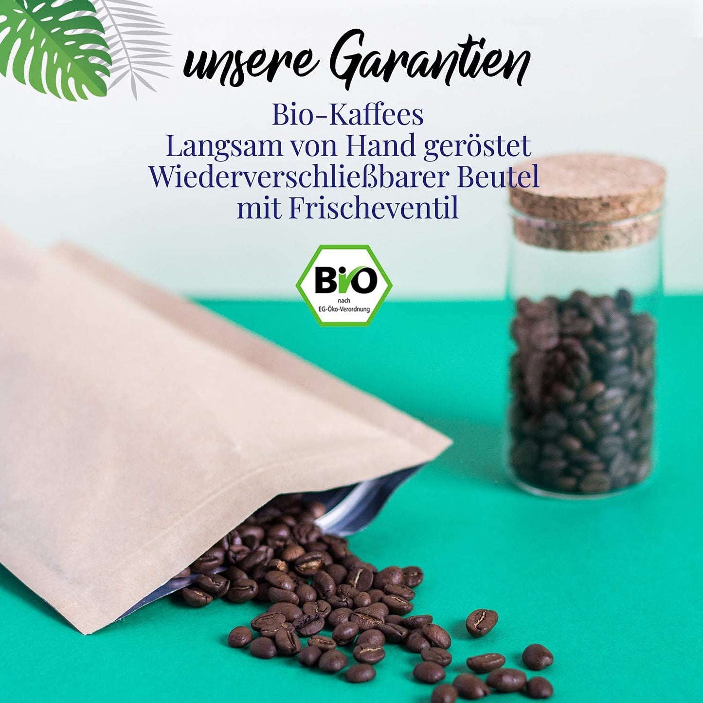 ORIGEENS Bio Kaffeebohnen Probierset 1kg | Premium Bio Arabica Kaffee Ganze Bohnen Sæt 4x250g | Traditionel Röstung | Kaffe Geschenkset