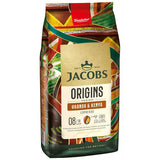 Jacobs Origins Uganda og Kenya kaffebønner, fyldig espresso med en krydret note, styrke 8/10, hele kaffebønner, 1 kg