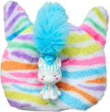 Barbie Cutie Reveal Dukke og tilbehør, Rainbow Zebra Plush Outfit og 10 farveskiftende overraskelser, Color Dream Range, HRK39