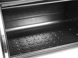Brabantia rullebrødkasse - Kompakt bordpladeopbevaringsboks til brød, bagels og rundstykker med fladt låg, slidstærkt stål - mellemstørrelse - matsort Opbevaringsbokse til madvarer Naty Shop