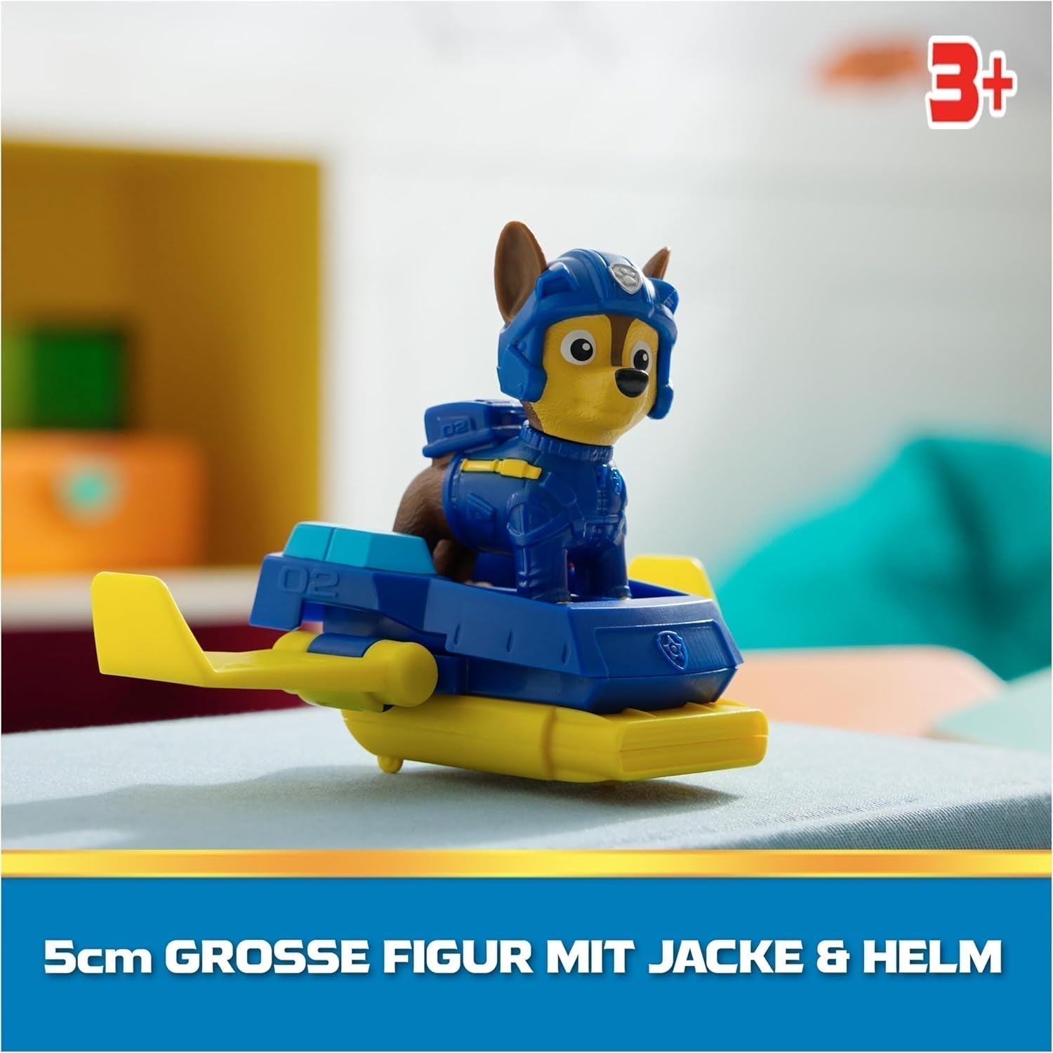 PAW PATROL Chase Action Pup Mini redningsfly legesæt med foldevinger Legetøj til børn 3 år gamle actionfigurer Naty Shop