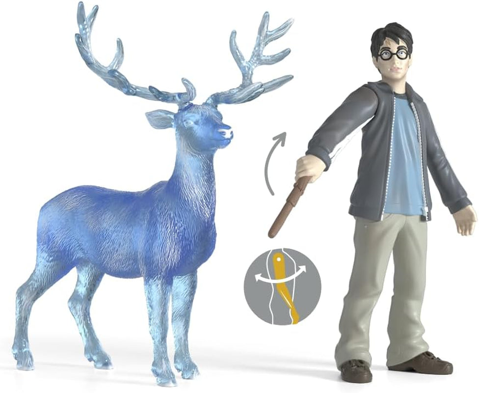 Schleich 42680 Harry Potter & Patronus, fra 6 år, HARRY POTTER - legefigur, 16 X 11 X 18 cm Actionfigurer Naty Shop