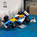 LEGO Icons Williams Racing FW14B med Nigel Mansell - F1 modelbilsæt med racerkørerminifigurer at samle på - Skrivebordsdekoration med stativ - Gave til voksne og teenagere Motorsportsfans 10353 Byggesæt Besuche den LEGO-Store