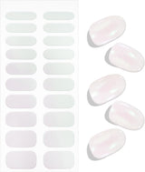 JMEOWIO Neglefolie Glitter Gel Neglefolie Selvklæbende neglemærke UV-hærdende Negledekoration Designtilbehør