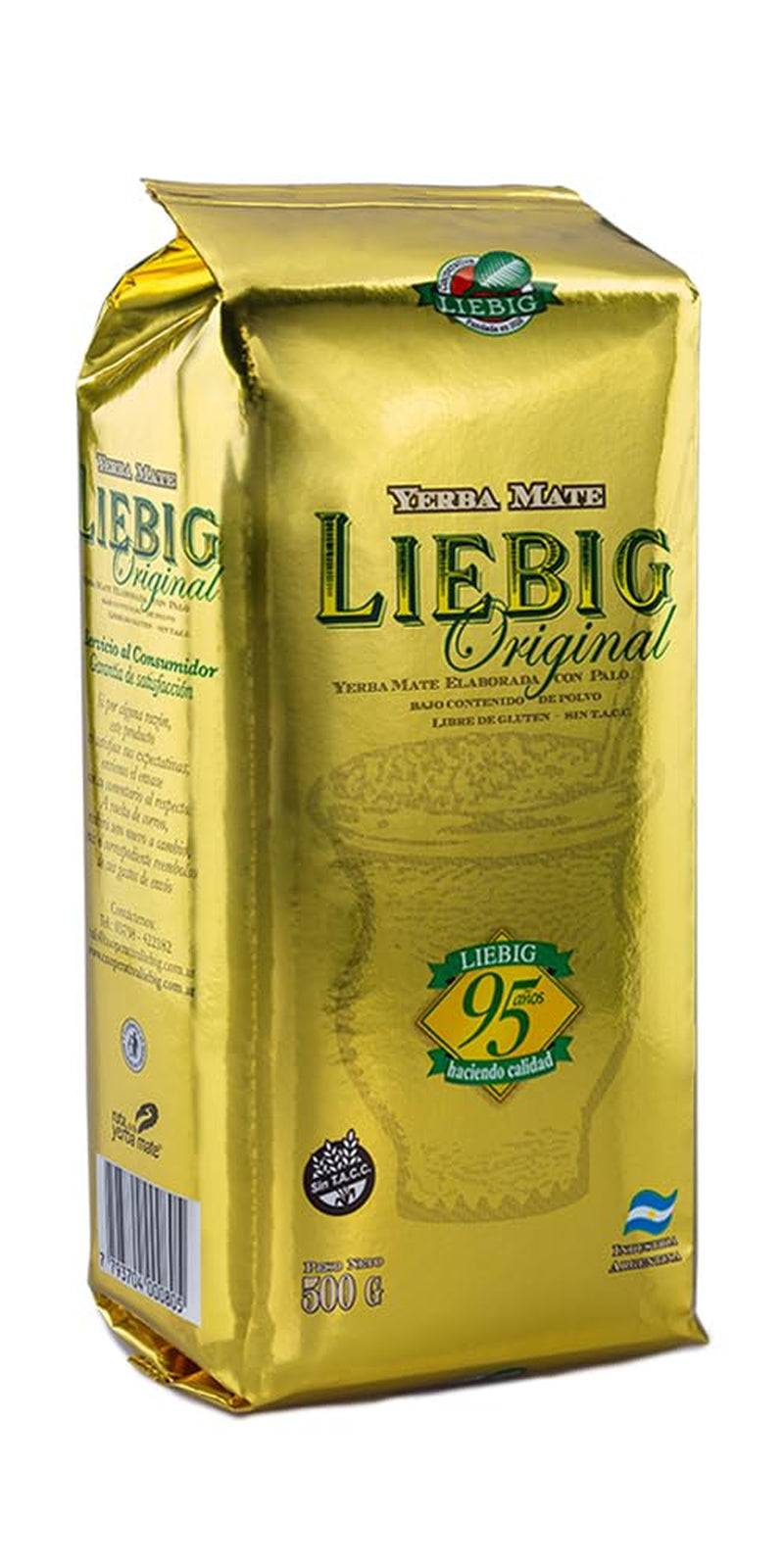 Liebig Original 500G - Mate Tea fra Argentina med stykker af stilk