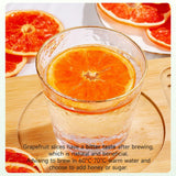 Tørrede grapefrugtskiver, dehydreret grapefrugt, vasefyld, julepynt, røde grapefrugtskiver, tørrede frugtskiver til te, uden tilsat sukker (100 g (1 pakke)) Naty Shop Dehydrerede produkter