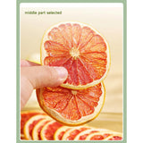 Tørrede grapefrugtskiver, dehydreret grapefrugt, vasefyld, julepynt, røde grapefrugtskiver, tørrede frugtskiver til te, uden tilsat sukker (100 g (1 pakke)) Naty Shop Dehydrerede produkter