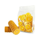 Tørrede appelsinskiver, 250g Naturlige appelsinskiver Tørrede dekorationer, tørrede appelsinskiver til julepynt, adventskrans, sæbe, frugtskiver Tørrede produkter Naty Shop 100 gram
