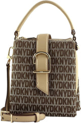 Dame DKNY Feven Crossbody, Chino / lys kaki Tasker Dame Naty Shop Standard titel