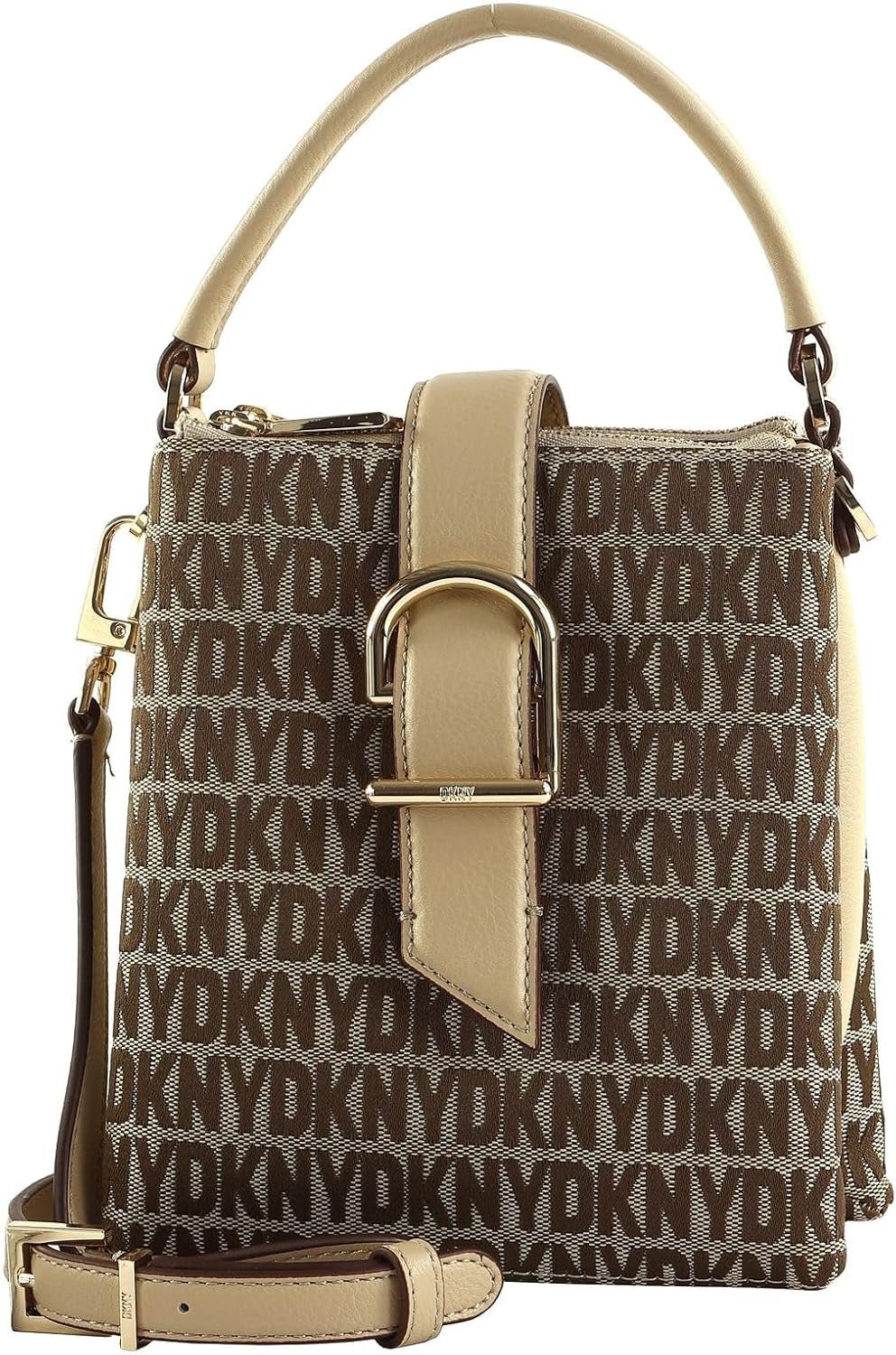 Dame DKNY Feven Crossbody, Chino / lys kaki Tasker Dame Naty Shop Standard titel