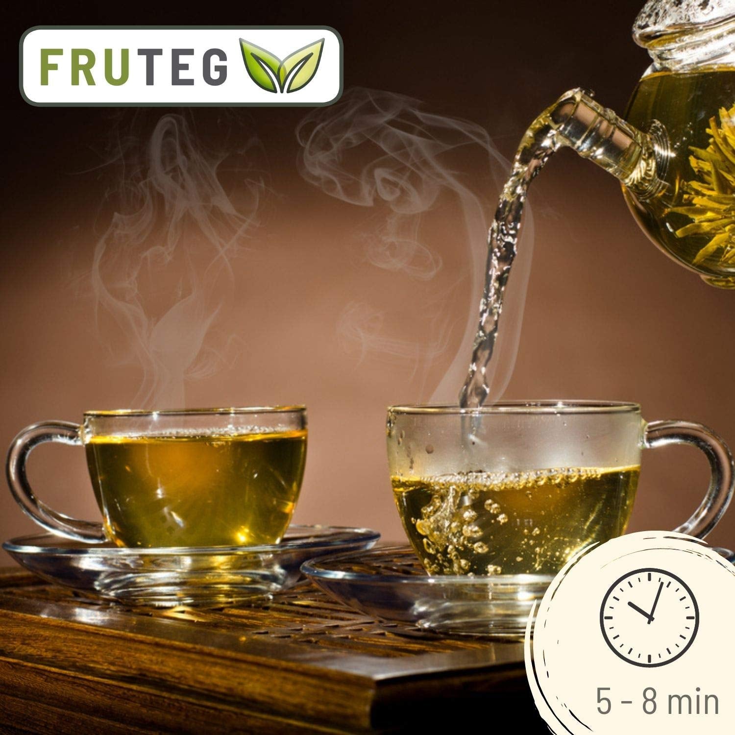Teeverliebt - Darjeeling Bio Second Flush 1000G I Darjeeling Tea FTGFOP1 fra Indien I Fuld smag Light Black Tea I 1 kg