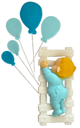 Sæt med 6 spiselige sukkerdekorationer, Fericire Sugar Paste Decorations Naty Shop