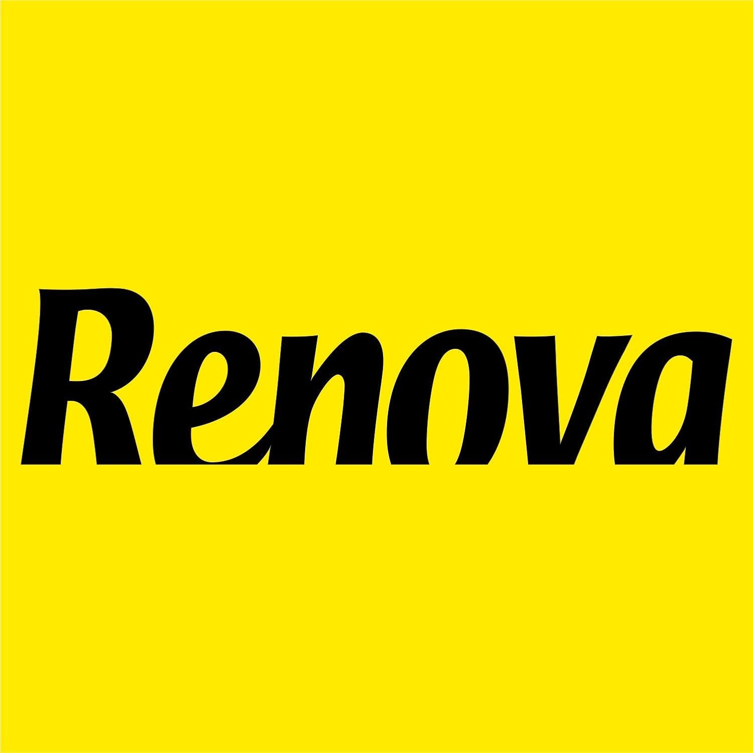 Renova store hvide papirservietter, 75 servietter
