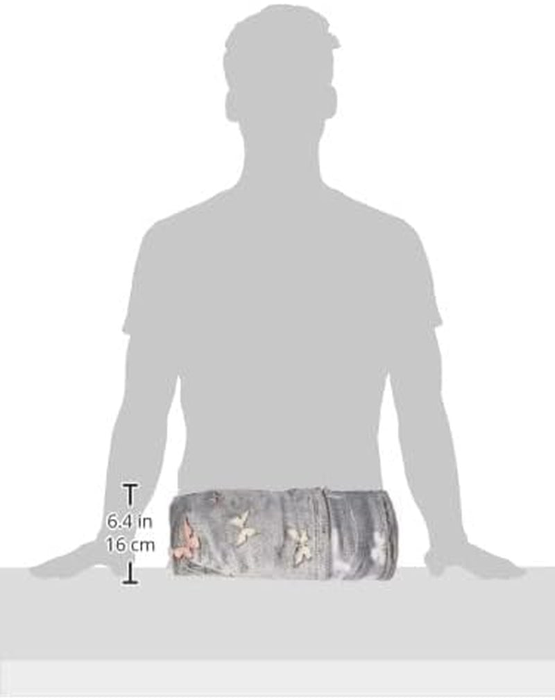Kanguru Glow Sengetæppe Glow in the Dark Tæppe Sommerfugletæppe Blødt Tæppe 130X150Cm Luminous Sofa Sengetæppe. Glow in the Dark børnetæppe, grå senge og tæpper Besuche den Kanguru-Store