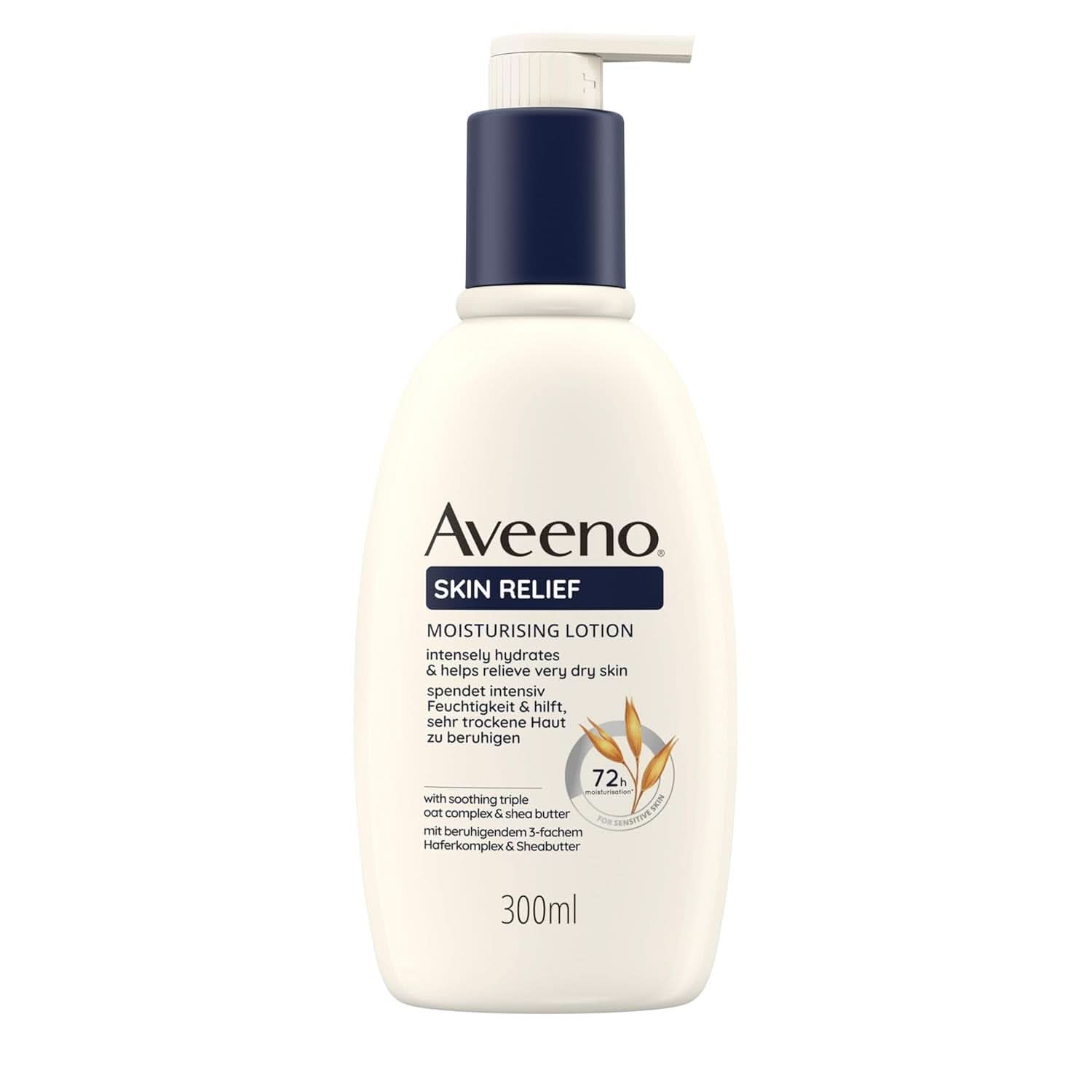 Aveeno Daily Moisturizing Body Lotion, 300 ml Kosmetik og skønhed Naty Shop Til tør og følsom hud