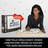 LEGO 31208 Art Hokusai - The Great Wave 3D japanske vægdekorationer Håndværkssæt Indrammet havlærred Voksenhobbyer DYI Hjemmekontordekorationer Byggesæt Besuche den LEGO-Store