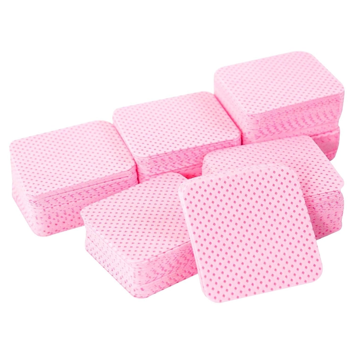 Qufiiry 300 Stück Fusselfreie Nageltücher, fnugfri negleservietter, Fusselfrei Nagel Wattepads, Nagel Wischtücher Für Cleaner Gelnägel Nagellackentferner Wattepads Nail Wipes Pads