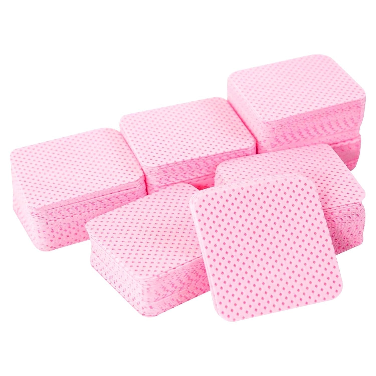 Qufiiry 300 Stück Fusselfreie Nageltücher, fnugfri negleservietter, Fusselfrei Nagel Wattepads, Nagel Wischtücher Für Cleaner Gelnägel Nagellackentferner Wattepads Nail Wipes Pads