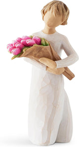 Figur med lyst håb Statuetter og skulpturer Naty Shop Pink