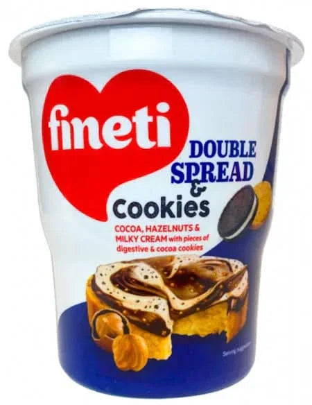 Fineti dobbelt smørepålæg & småkager, 370 g glasurer og Decor Naty Shop