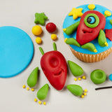 Mørkebrun fondant 250 g - Klar til at smøre, perfekt til glasur og dekoration af kager, cupcakes og småkager - mørkebrun - 250 g Sugar Paste Naty Shop