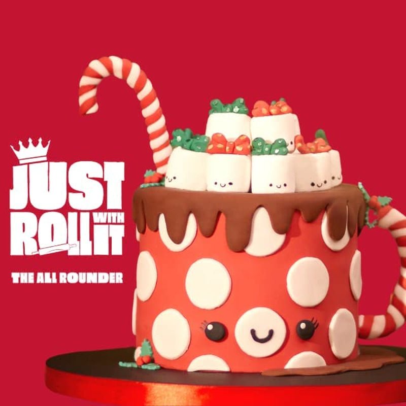Sort fondant 1 kg - klar til at rulle, perfekt til at dække og dekorere kager, cupcakes og kiks - sort - 1 kg Sukkerpasta Naty Shop