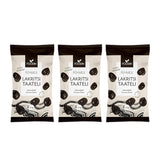 Foodin data Veganske, glutenfri, bløde, søde og sunde godbidder Tørret frugt med lakridspulver til snacks, bagning og mere - Made in Vaajakoski (3x170g) Dehydrerede produkter Naty Shop Standard titel