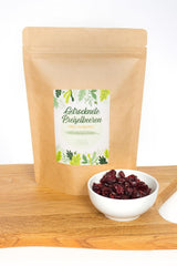 FOOD&WOOD® Hele tørrede tranebær 500g | Tørrede tranebær | 1A kvalitet | Naturlig sød | ideel som snack, i yoghurt eller til bagning | uden tilsat sukker | Tør | usulfuriseret. Naty Shop dehydrerede produkter