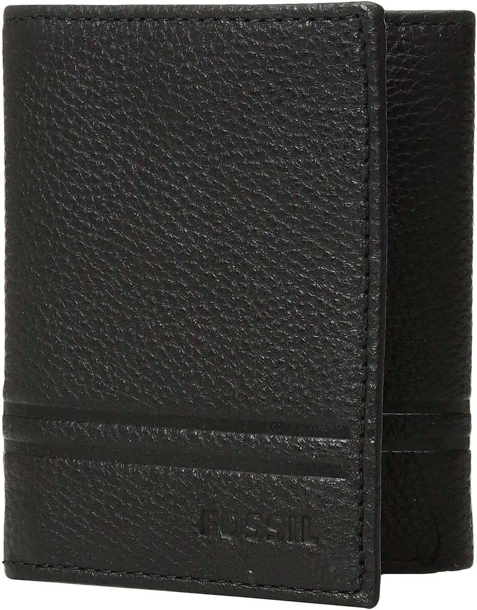 Fossil Mænd Wilder Trifold Rejsetilbehør Trifold Pung Pung Mænd Naty Shop Sort Wild One Size Passer til alle