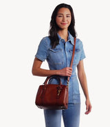 Fossil Carlie Satchel Dametasker Naty Shop