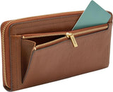 Fossil ur Logan RFID Zip Around Clutch pung 19,7 cm L x 1,9 cm B x 10,2 cm H Dametasker Naty Shop