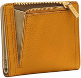 Fossil Dame Logan Gul læder Bifold tegnebog, SL7829763 Damepung Naty Shop