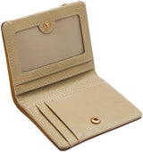 Fossil Dame Logan Gul læder Bifold tegnebog, SL7829763 Damepung Naty Shop