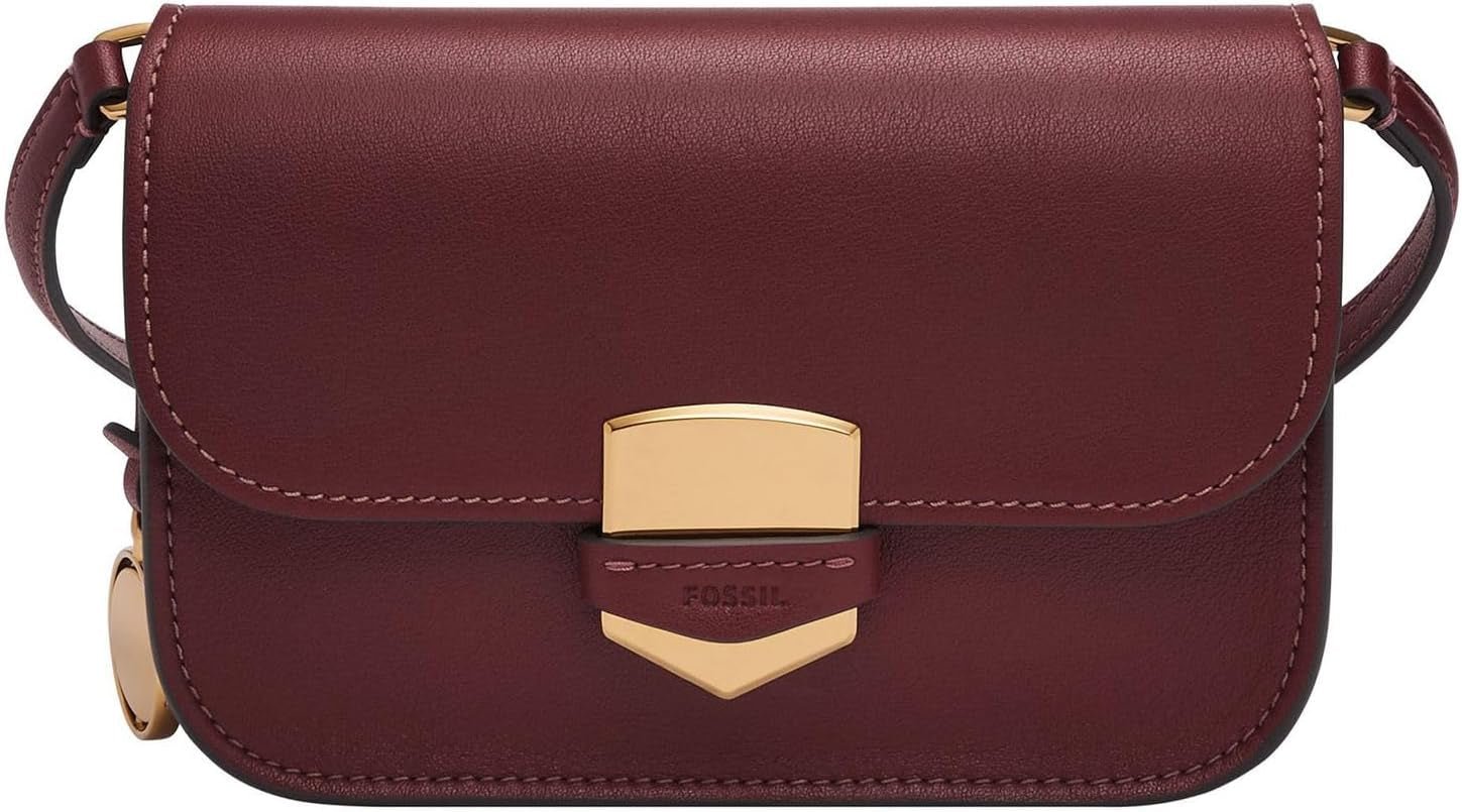 Fossil Lennox Crossbody Tasker Kvinder Naty Shop Rød