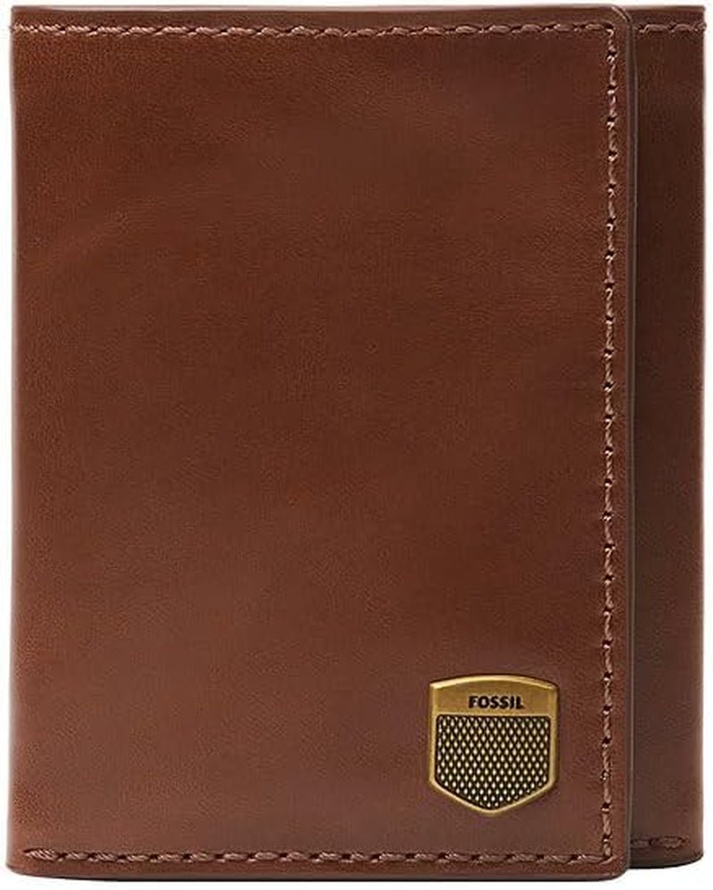 Fossil Mænds Hayes Kortetui Bifold Pung Mænd Naty Shop Brun