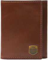 Fossil Mænds Hayes Kortetui Bifold Pung Mænd Naty Shop Brun